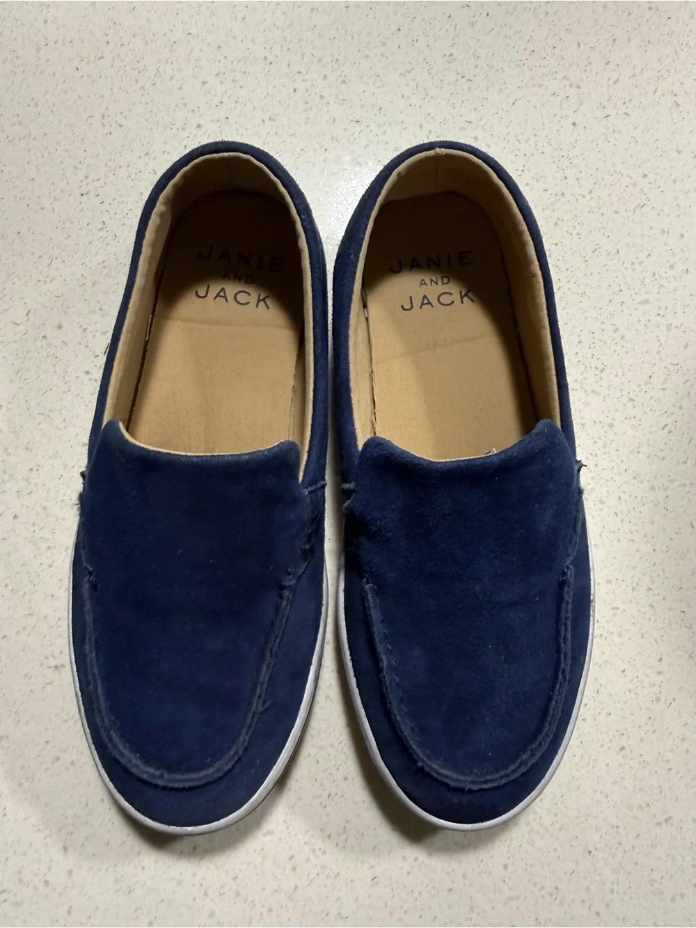 Janie and Jack suede upper